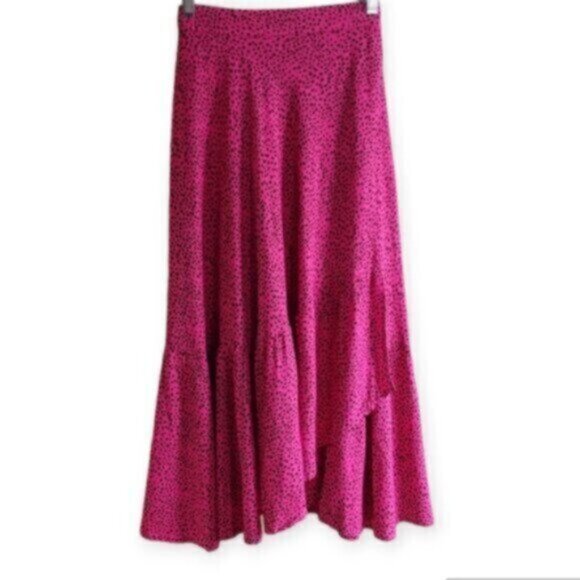 Beachgold Oriana Leopard Cheetah Print Hipster Hippie Art Wrap Skirt - Picture 11 of 12